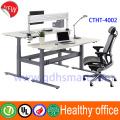 Sit stand desk top workstation & dual motor electric sit stand desk frame & button control electric table